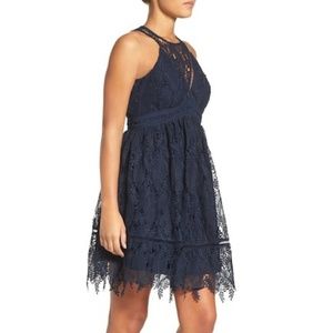 Chelsea28 Lace Fit & Flare Dress, 4